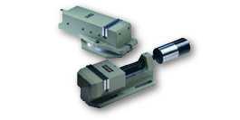 Mechanical, hydropneumatic and hydraulic vices for drills and drilling/milling machines